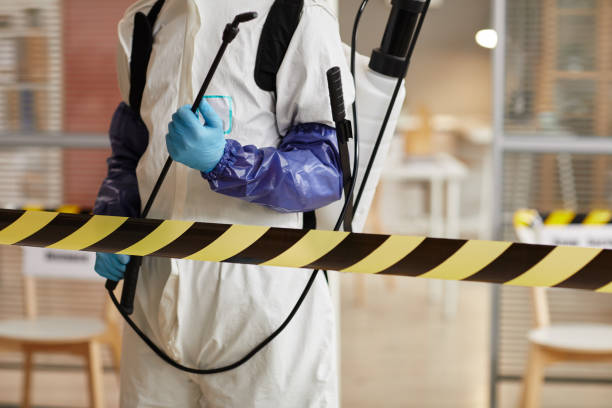 Professional Biohazard technician working in Gravette, AR